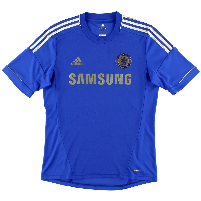 039a502e7d 12-13 Chelsea Retro Jersey Home - Image 1