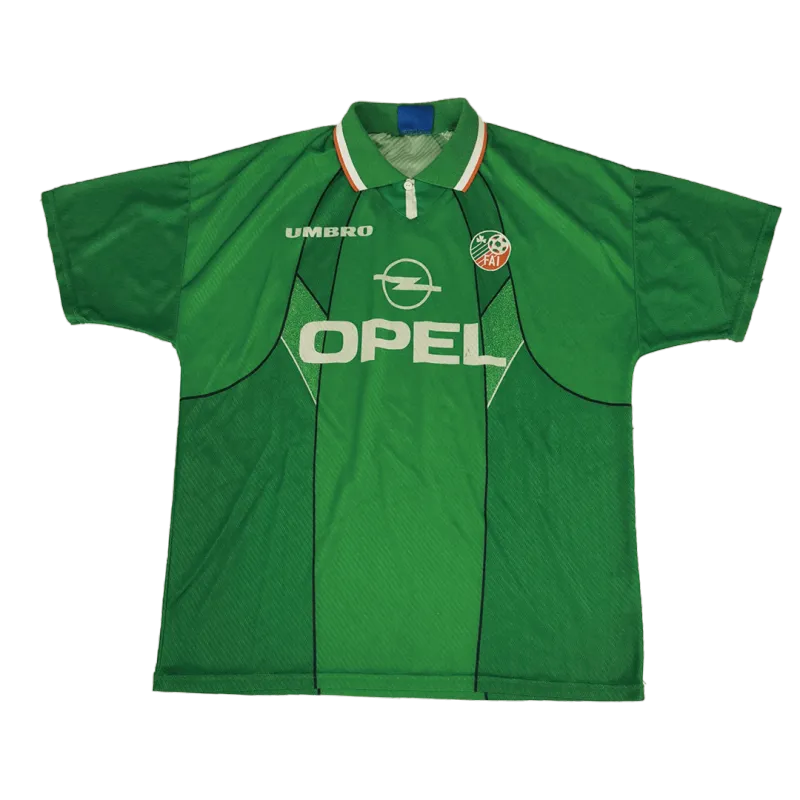 0427208560 Ireland 94/96 Retro Soccer Jersey Home - Image 1