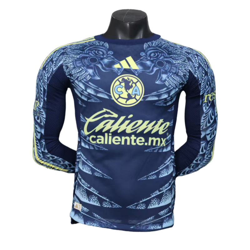 078d43e3 American away Long sleeves football jersey Player version 25-26 - Image 1