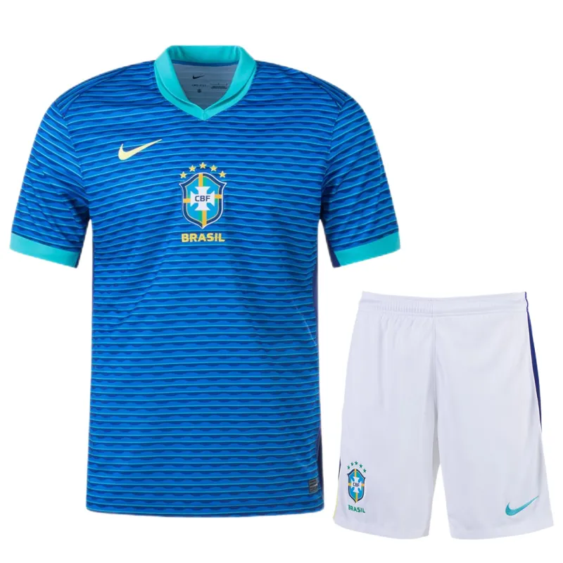 16f19bd03a Brazil Away Kit (Jersey+Shorts) Copa America 2024 - Image 1