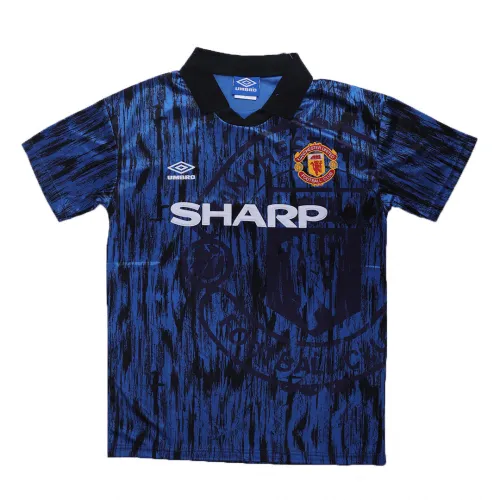 19a05226b9 1992/93 Manchester United Retro Jersey Away - Image 1