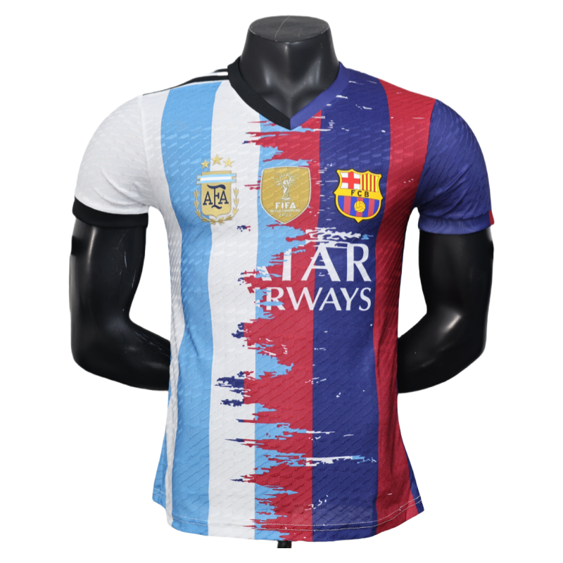 2025-05-21105327439-142542a16c Messi Barcelona and Argentina 25-26 Joint Player Special Edition New Football Shirt - Image 1