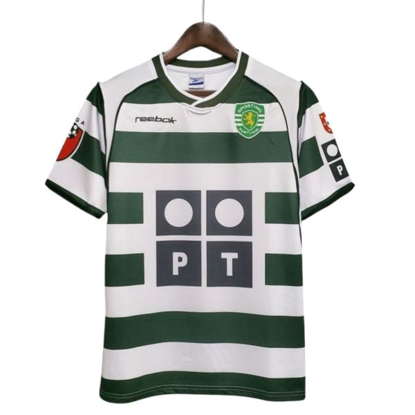 Sporting Lisbon Retro Home Football Jersey 2001-03