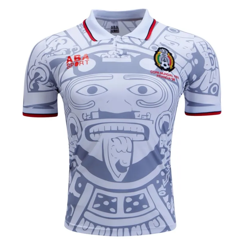 41b9feb63c Mexico World Cup 1998 Retro Away Jersey - Image 1