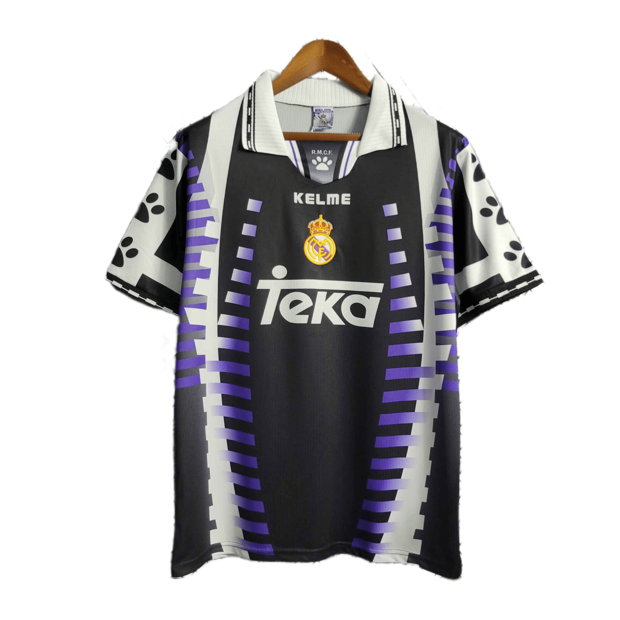 42de96052e 97-98 Real Madrid Retro Soccer Jersey - Image 1