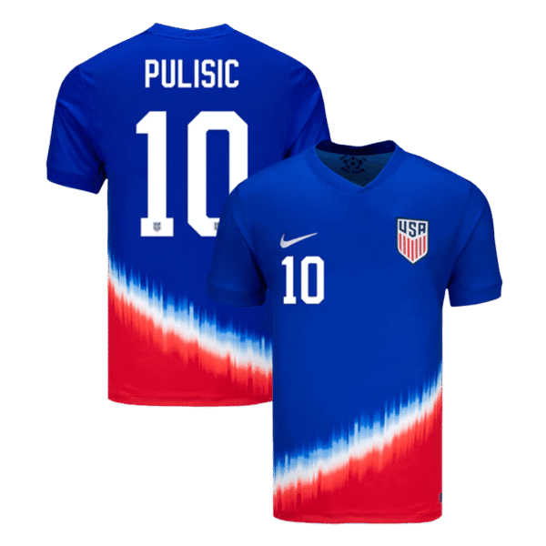 PULISIC #10 Nike Authentic Soccer Jersey USA Nation Away Shirt 2024