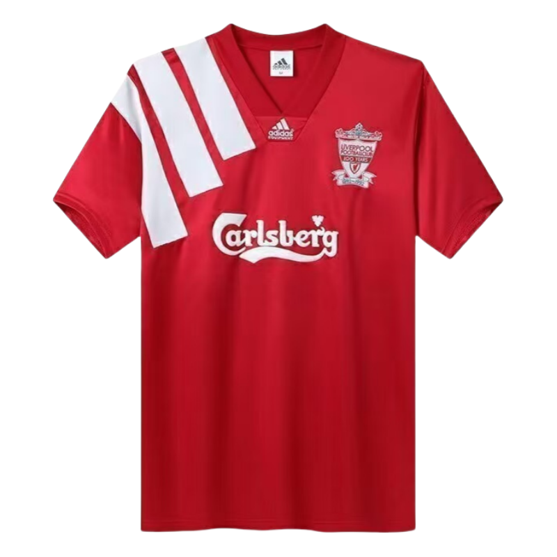 5539c321fc Liverpool Retro Jersey Home Centenary Shirt 1992-93 - Image 1
