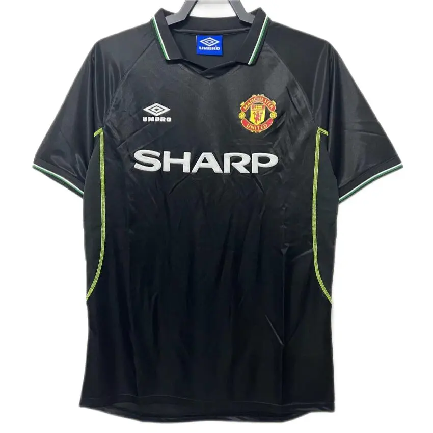 7624f59aba 1998/99 Manchester United Retro Jersey Third Away - Image 1