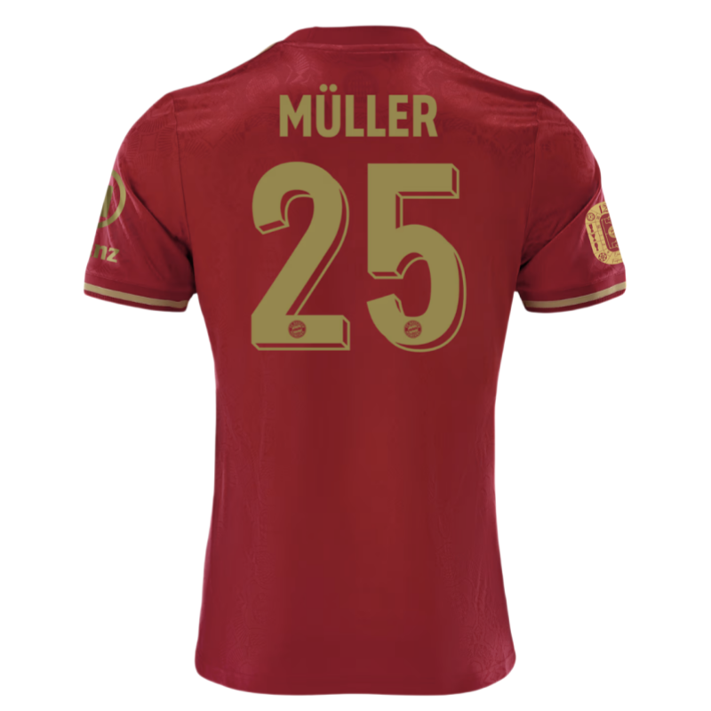 7b03243548 MüLLER #25 Bayern Munich Soccer Jersey Shirt 2024/25 125th Anniversary - Image 1