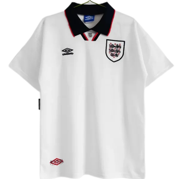 1994/95  England Retro Soccer Jersey Home Replica