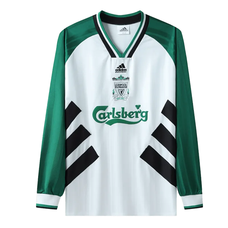 80c09a771e Liverpool Retro Long Sleeve Shirt Away Jersey 1993-95 - Image 1