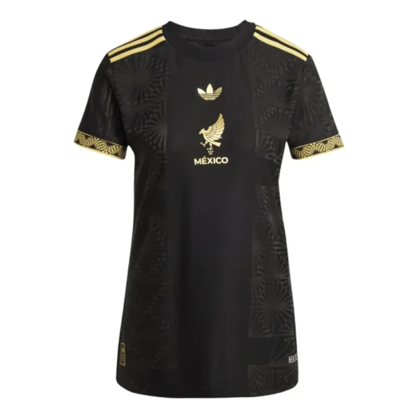 Adidas Women Mexico Third Jersey Kit Gold Cup 2025