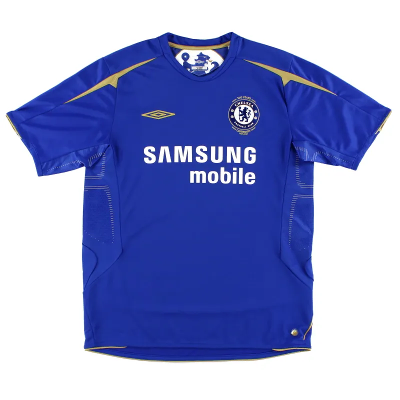 882d300aef Chelsea 2005/06 Retro Jersey Home Replica - Image 1