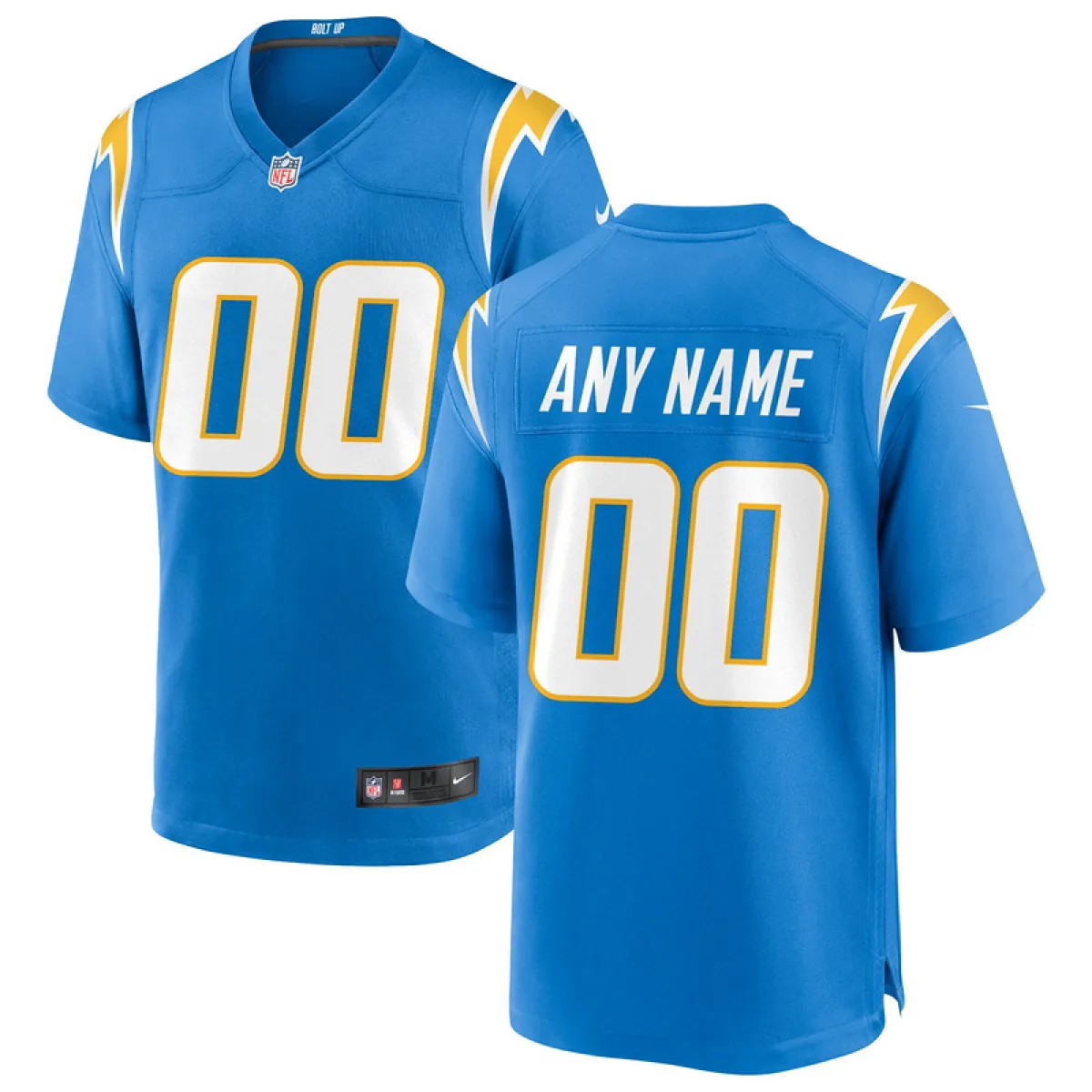 890bf5fff1 Men's Los Angeles Chargers Nike Powder Blue Custom Game Jersey - Image 1