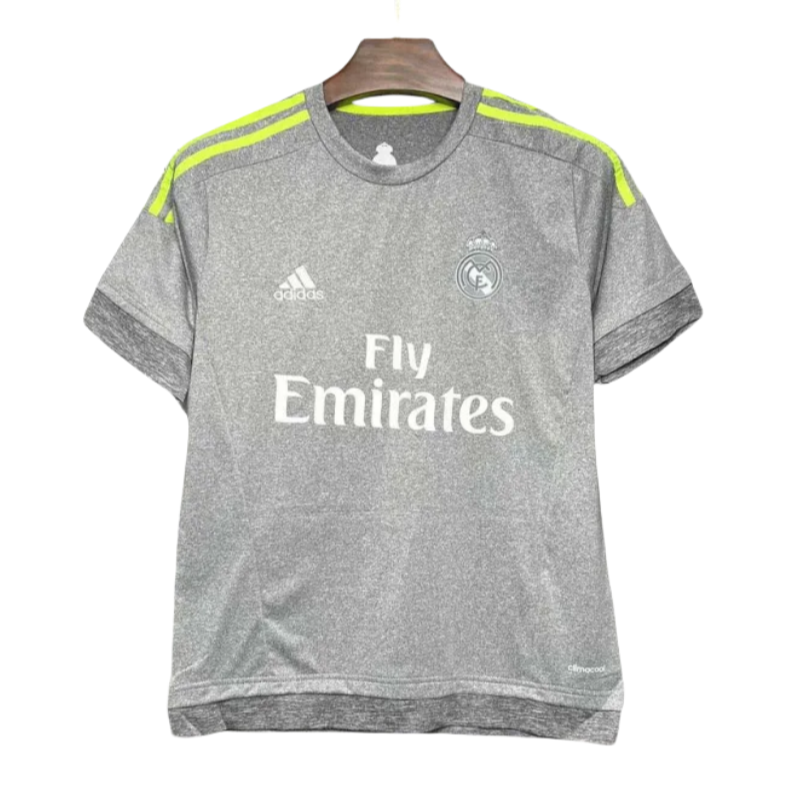 8e0962b869 2015-16 Real Madrid Away Retro Jersey Grey - Image 1