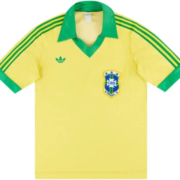 Brazil Retro Jersey Home 1978-80
