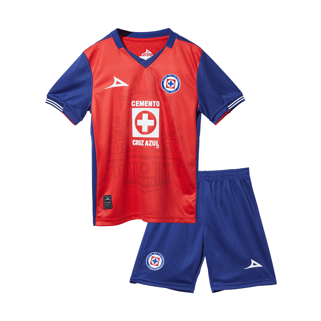 b90fbb4cdd Kids Cruz Azul Third Away Soccer Kits 2024-25 - Image 1