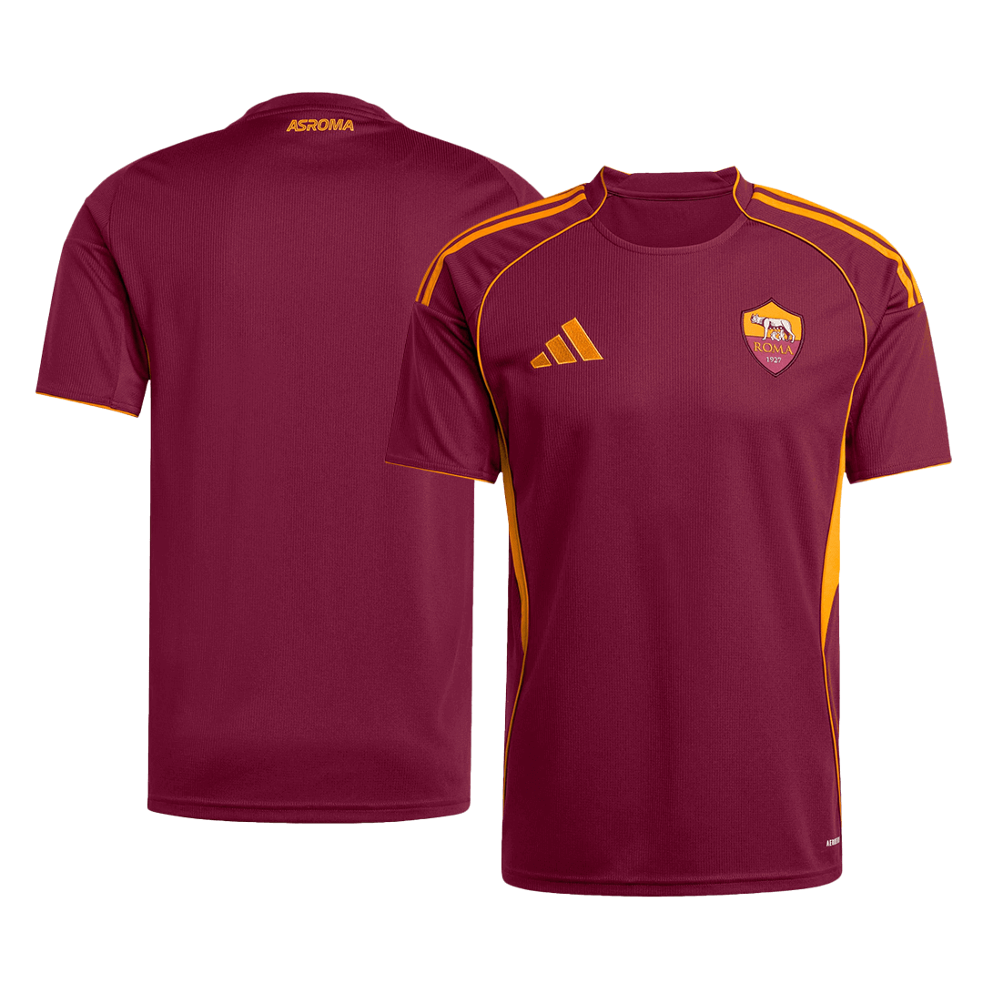 bbb79ed94bd5ff9275d68b414aaff8ab Roma Soccer Jersey Home Custom Shirt 2025-26 - Image 1
