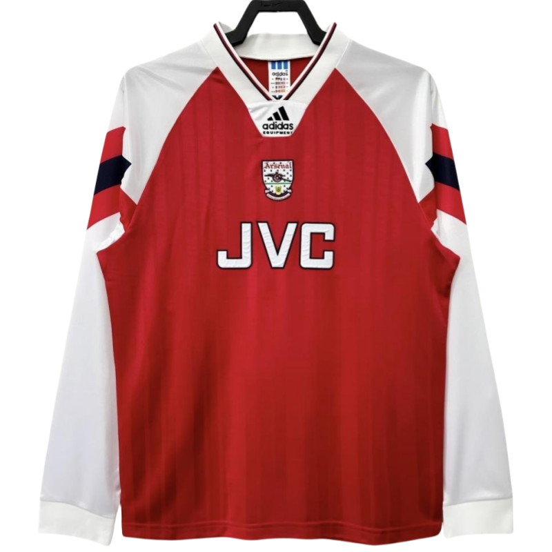 c42cb351a4 Arsenal Retro Long Sleeve Home Football Shirt 1992/1993 - Image 1