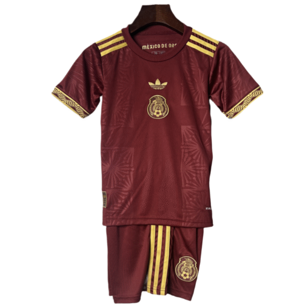 Kids Mexico Red Gold Cup Kits 2025