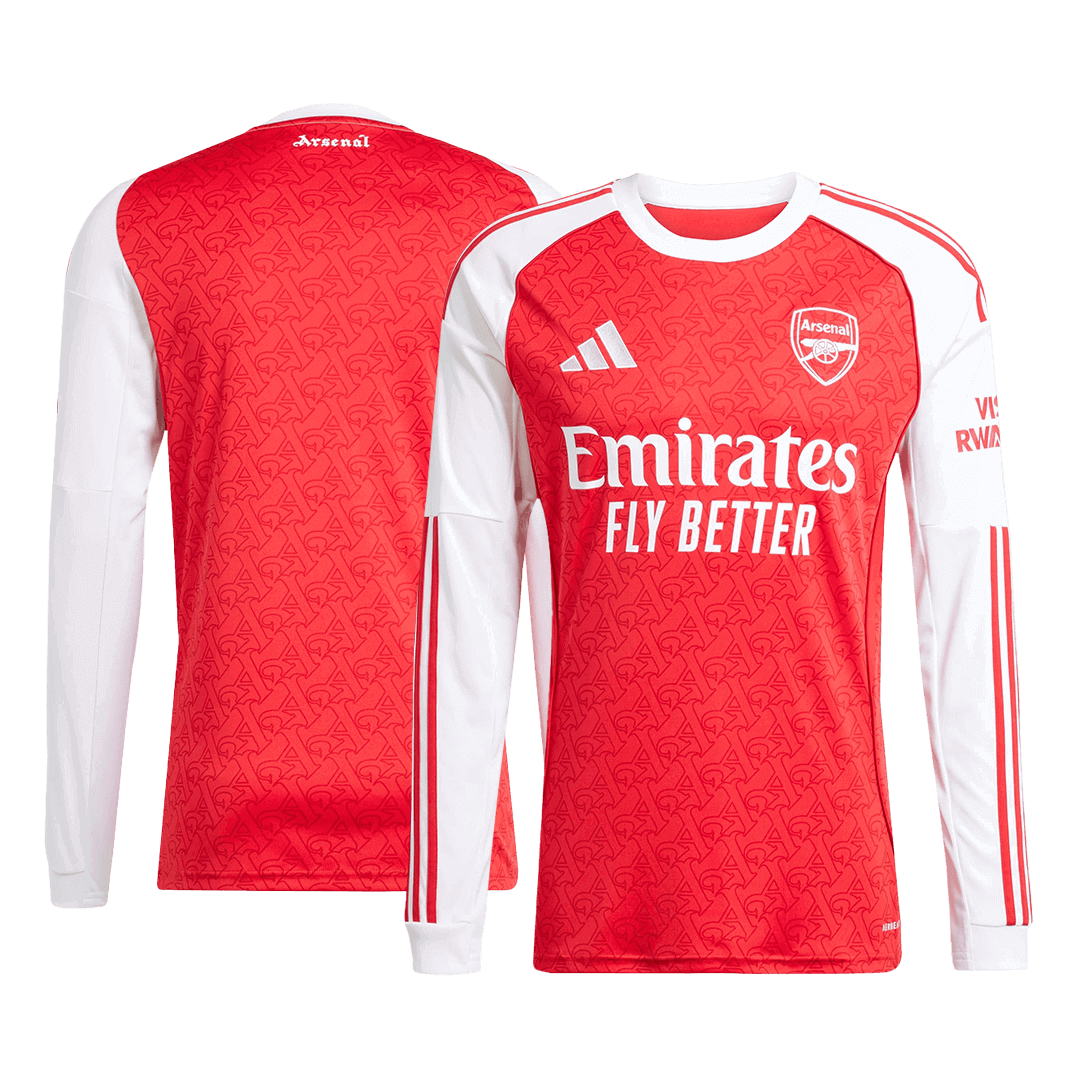 d529e532bc Arsenal Long Sleeve Jersey Home Football Shirt 2025-26 - Image 1