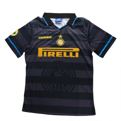 d7093bbd76 97-98 Inter Milan Retro Jersey Europa League Away - Image 1