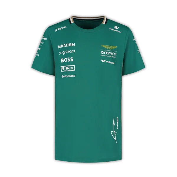 Aston Martin F1 2025 Kids Alonso Driver T-Shirt