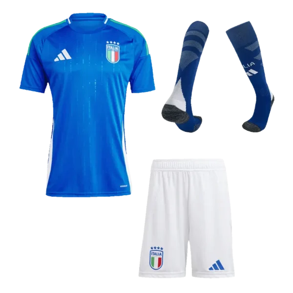 Italy Home Whole Kit(Jersey+Shorts+Socks) Euro 2024