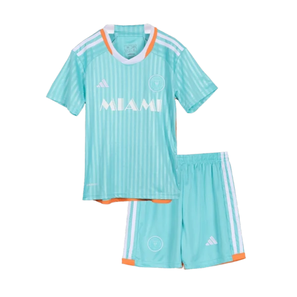 24-25 Inter Miami CF Third Away Soccer Kids Kit Jersey+Shorts